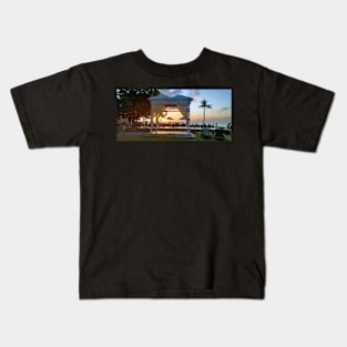 Sunset at Bali Garden BeachResort, Kuta, Indonesia Kids T-Shirt